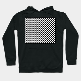 Decorative Black and White Pattern Hoodie